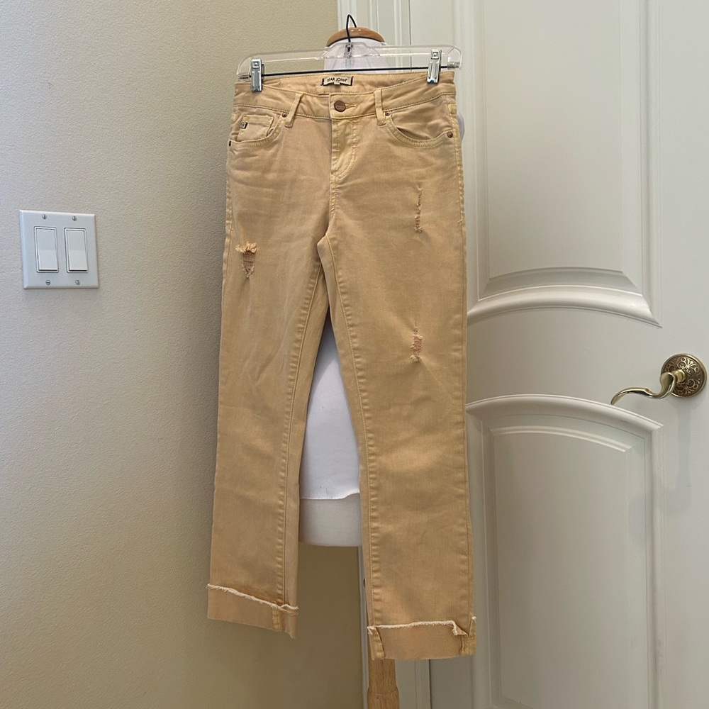 NWOT Dear John butternut color cropped jeans
